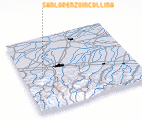 3d view of San Lorenzo in Collina