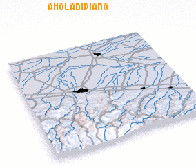 3d view of Amola di Piano