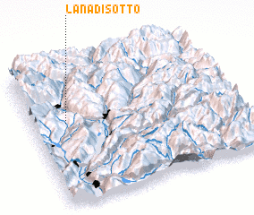 3d view of Lana di Sotto