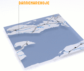 3d view of Dannemare Høje