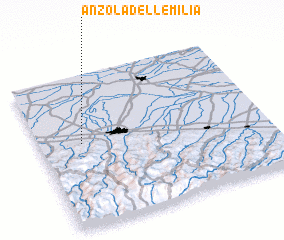 3d view of Anzola dellʼEmilia