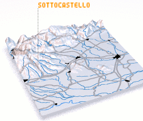 3d view of Sotto Castello