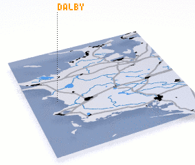 3d view of Dalby