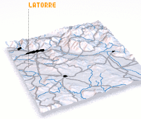 3d view of La Torre