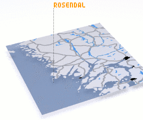 3d view of Rosendal