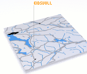 3d view of Eidsvoll