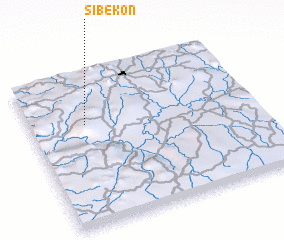 3d view of Sibékon