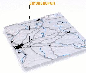 3d view of Simonshofen