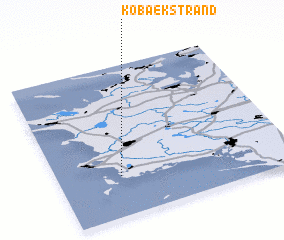 3d view of Kobæk Strand