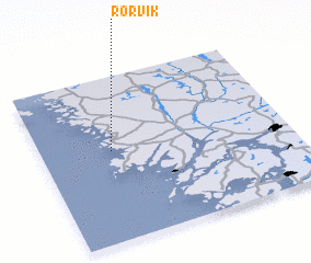 3d view of Rörvik