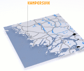 3d view of Kämpersvik