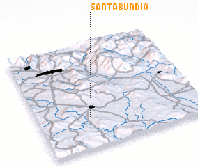 3d view of SantʼAbundio