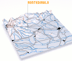 3d view of Monte di Malo