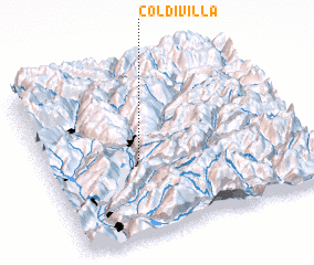 3d view of Col di Villa