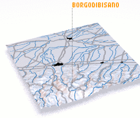 3d view of Borgo di Bisano