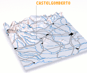 3d view of Castelgomberto