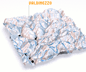 3d view of Val di Mezzo