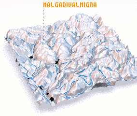 3d view of Malga di Valmigna