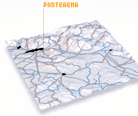 3d view of Ponte a Ema