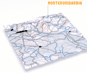 3d view of Monteroni dʼArbia