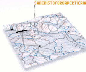 3d view of San Cristoforo a Perticaia