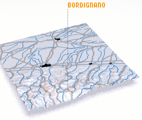 3d view of Bordignano