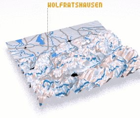 3d view of Wolfratshausen