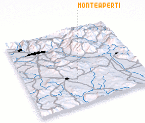 3d view of Monteaperti