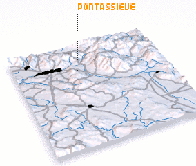 3d view of Pontassieve