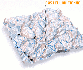3d view of Castello di Fiemme
