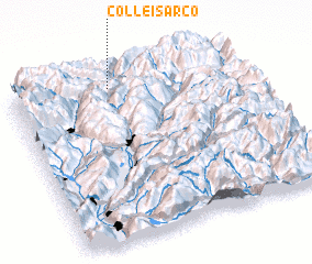 3d view of Colle Isarco