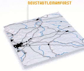 3d view of Neustädtlein am Forst