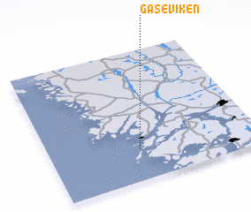 3d view of Gåseviken