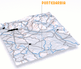 3d view of Ponte dʼArbia