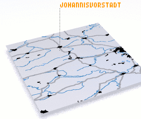 3d view of Johannis-Vorstadt