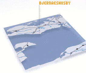 3d view of Bjernæs Husby