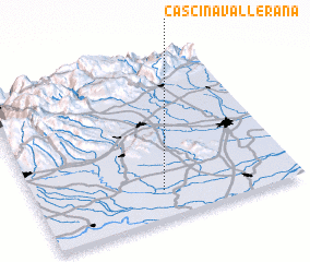 3d view of Cascina Vallerana