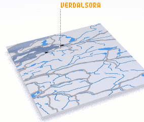 3d view of Verdalsøra