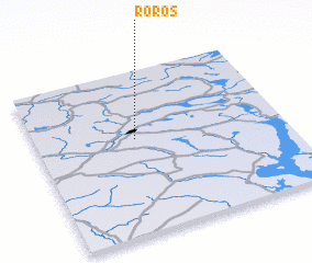 3d view of Røros
