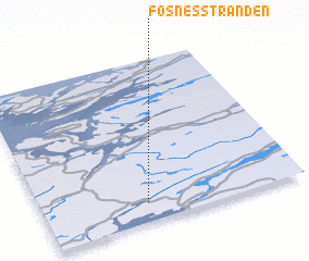 3d view of Fosnesstranden