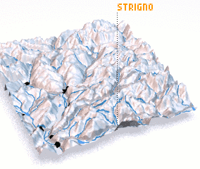 3d view of Strigno