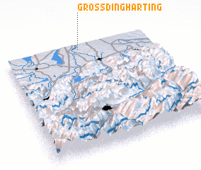 3d view of Großdingharting
