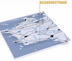 3d view of Bisserup Strand