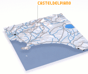 3d view of Castel del Piano