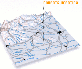 3d view of Noventa Vicentina