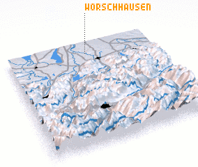 3d view of Wörschhausen