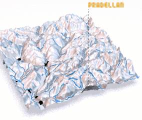 3d view of Pradellan