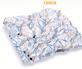 3d view of Chiusa