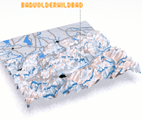 3d view of Bad Volderwildbad