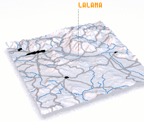 3d view of La Lama